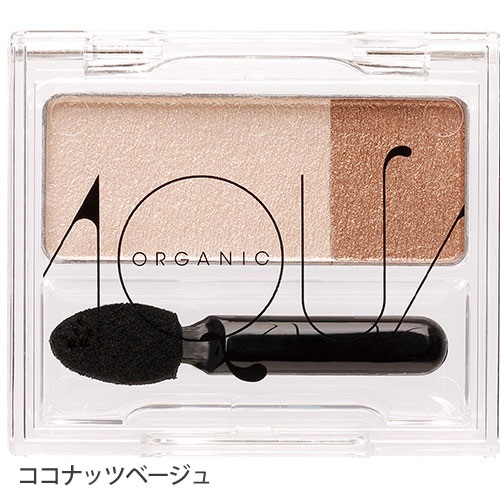 【AQUA・AQUA】オーガニックデュオシャドー＜全7色＞(01 ココナッツベージュ)
