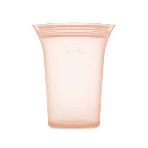 【ジップトップ】カップ　Ｍ ＜全３色＞ピーチ