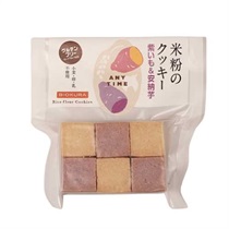 【BIOKURA】米粉のクッキー 紫いも&安納芋