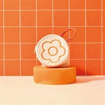 【MARY QUANT & Biop】ストラップ付きキャンバスミニポーチ