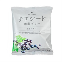 【チアシード蒟蒻ゼリー 】発酵プラス カシス味