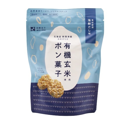 【澤田米穀店】有機玄米使用ポン菓子･海鮮だし味