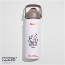 【Biople】PEANUTS & Biop Lavender ワンハンドルドリンクボトル