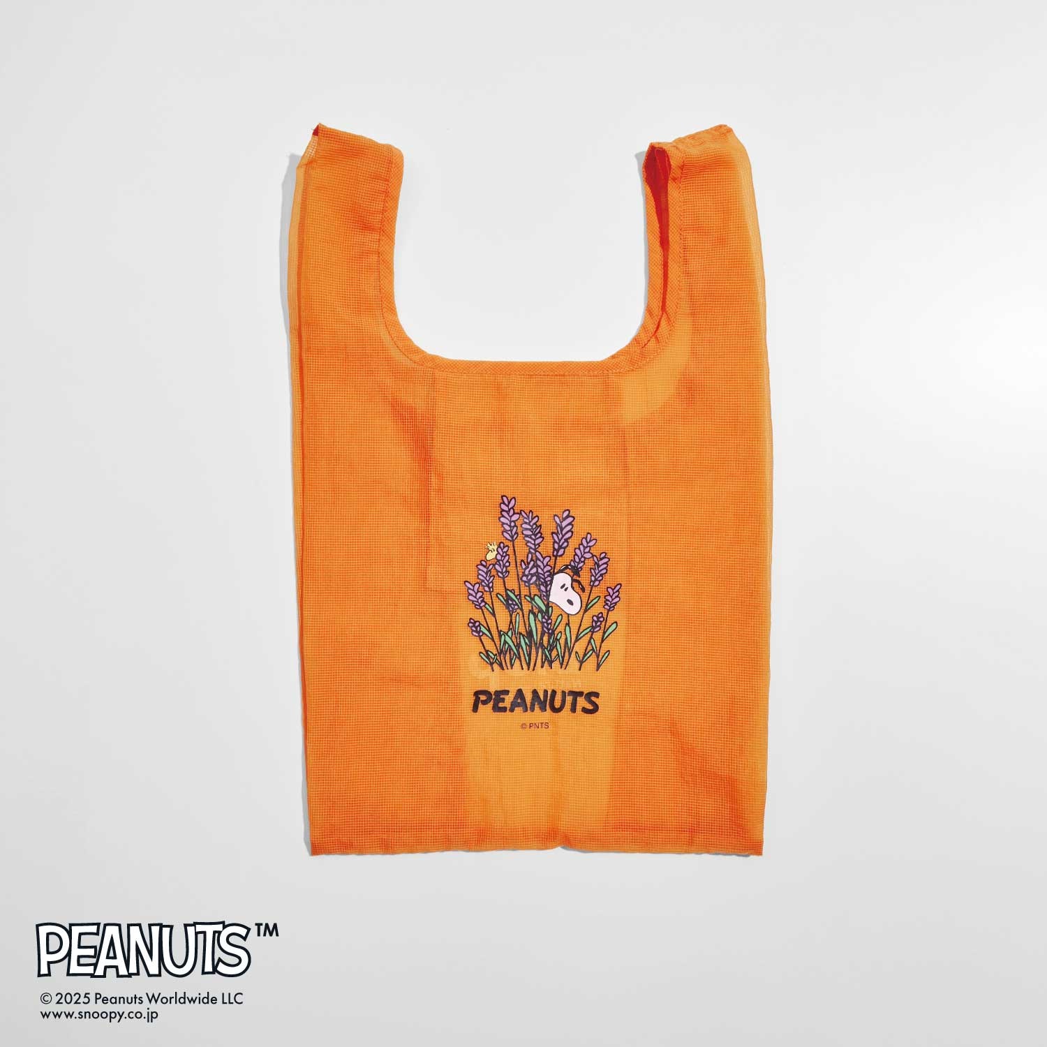 【Biople】PEANUTS & Biop Lavender リップストップエコバッグ