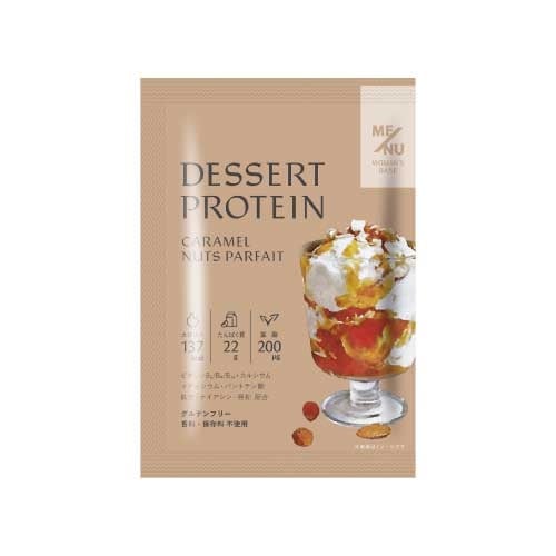 【ME/NU】WOMAN'S BASE DESSERT PROTEIN CARAMEL PARFAIT １包