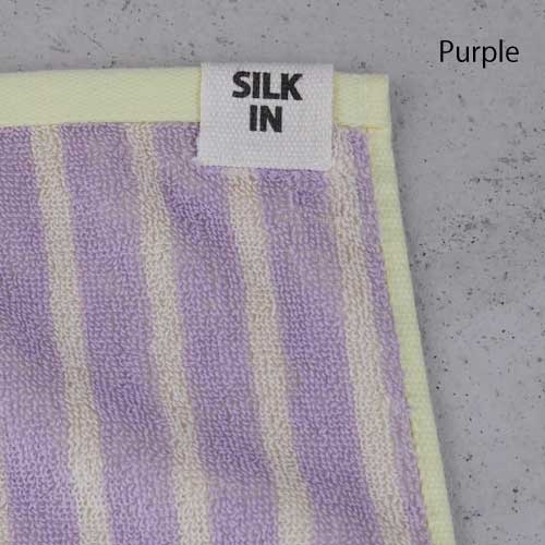 【WITHORWITHOUT】Stripe Hand Towel  ＜全2色＞Purple