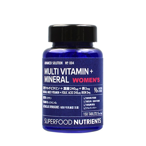 【SUPERFOOD NUTRIENTS】MULTIVITAMIN&MINERALWOMEN'S（マルチビタミン＆ミネラルウイメンズ）