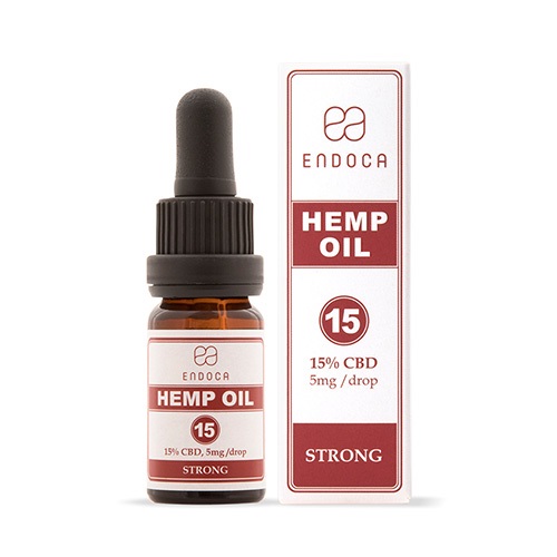 【ENDOCA】 ヘンプオイルドロップス 1500mg CBD（15％）