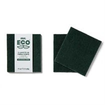 【Mr.ECO】ファイバースポンジ　ハードタイプ（2枚セット）