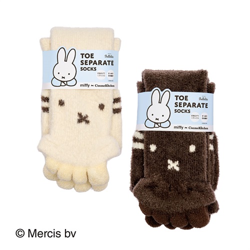 ＜先行予約＞【Ballelite】＜miffy＞足指セパレートソックス＜全2色＞