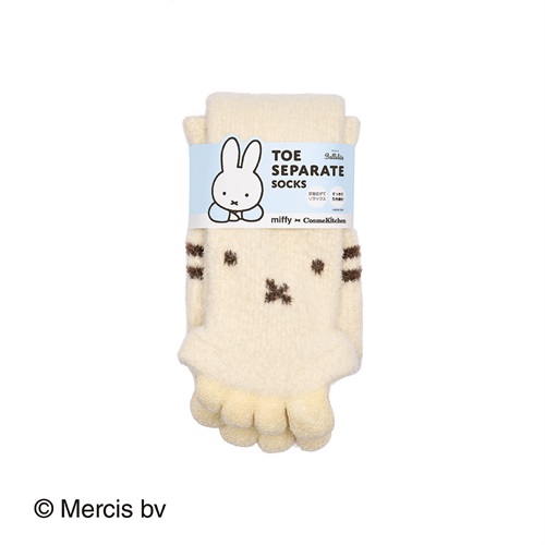 ＜先行予約＞【Ballelite】＜miffy＞足指セパレートソックス＜全2色＞(アイボリー)