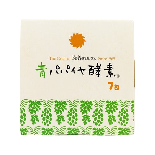 Bio-Normalizer】青パパイヤ酵素 7包 ｜酵素｜MASH GO GREEN STORE