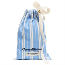 【Cosme Kitchen】ギフト巾着 S (ブルー) ＜W115×H175mm＞