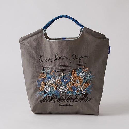 【Ball & Chain】Cosme Kitchen Flower エコバックGR