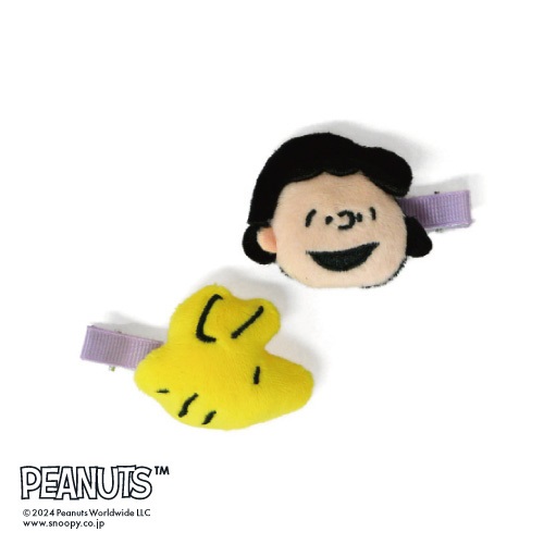 ＜先行予約＞【Cosme Kitchen】PEANUTS ヘアクリップ ルーシー＆ウッドストック