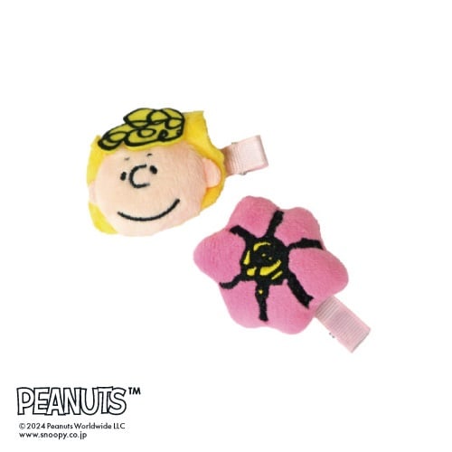 ＜先行予約＞【Cosme Kitchen】PEANUTS ヘアクリップ サリー＆フラワー