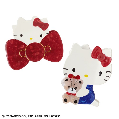 【Cosme Kitchen】＜HELLO KITTY＞バンスクリップ＜全2種＞