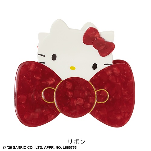 【Cosme Kitchen】＜HELLO KITTY＞バンスクリップ＜全2種＞(リボン)