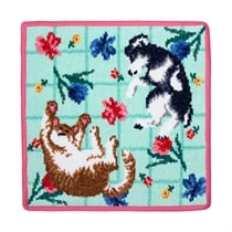 【FEILER】＜FLOWER＞GREEN-pink