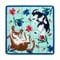 【FEILER】＜FLOWER＞GREEN-blue