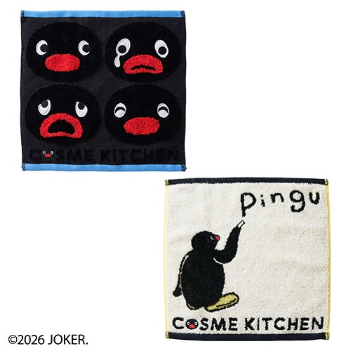 ＜先行予約＞【Cosme Kitchen】＜ピングー＞タオルハンカチ＜全2種＞