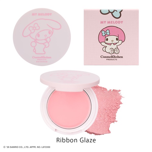 ＜先行予約＞【Cosme Kitchen Products】＜MY MELODY＞＜KUROMI＞カラーバーム＜全2種＞(＜MY MELODY＞Ribbon Glaze)