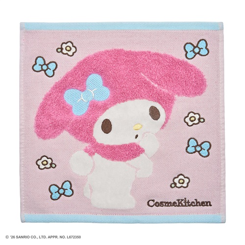 ＜先行予約＞【Cosme Kitchen】＜MY MELODY＞＜KUROMI＞タオルハンカチ＜全2種＞＜MY MELODY＞