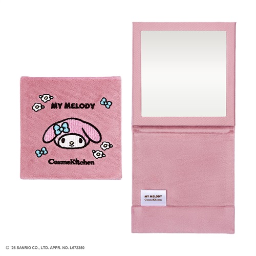 ＜先行予約＞【Cosme Kitchen】＜MY MELODY＞＜KUROMI＞折りたたみミラー＜全2種＞(＜MY MELODY＞)