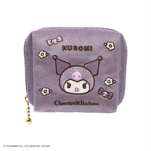＜先行予約＞【Cosme Kitchen】＜MY MELODY＞＜KUROMI＞ミニポーチ＜全2種＞＜KUROMI＞