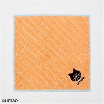 【Cosme Kitchen】＜umao＞タオルハンカチ(ストライプ)