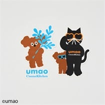 【Cosme Kitchen】＜umao＞ステッカー２PセットA