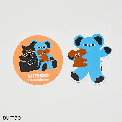 【Cosme Kitchen】＜umao＞ステッカー２PセットB