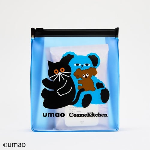 ＜先行予約＞【Mitea ORGANIC】＜umao＞アクアセラムシート2Pポーチ入りBLUE