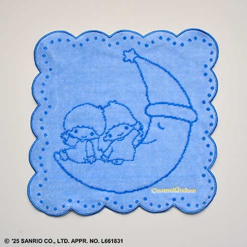 【Cosme Kitchen】＜Kiki＆Lala＞タオルハンカチ ブルー