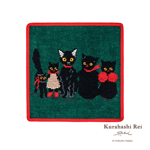 【FEILER】＜Kurahashi Rei＞くろねこのなかのくろねこ＜全2色＞(RED)