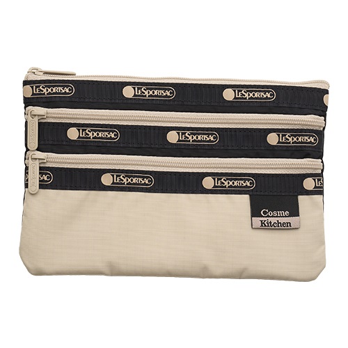 【LeSportsac×Cosme Kitchen】3ZIP COSMETIC
