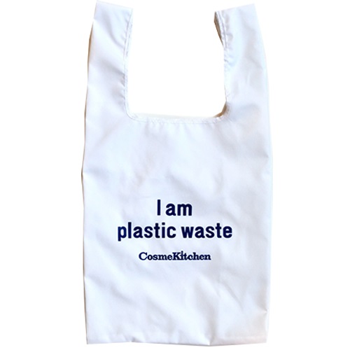 【Cosme Kitchen】SUSTAINABAG 白×紺 L