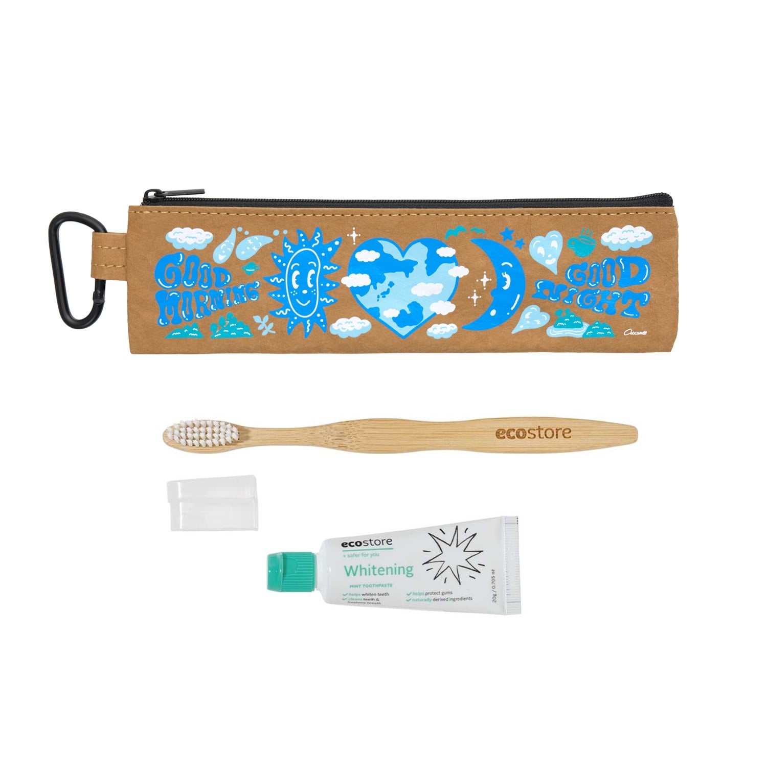 【ecostore】Chocomoo×ecostore オーラルケアセット<MORNING & NIGHT>