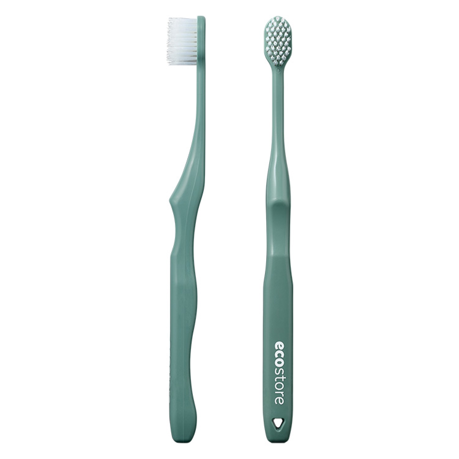 【ecostore】トゥースブラシ レギュラー ふつう　＜全５色＞(シルバーファーン)