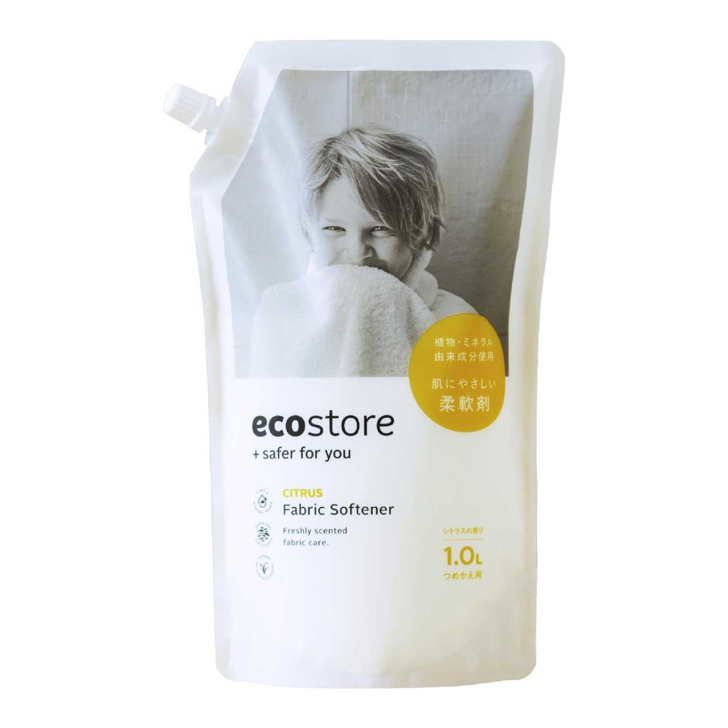 【ecostore】ファブリックソフナー＜シトラス＞リフィルパック1L