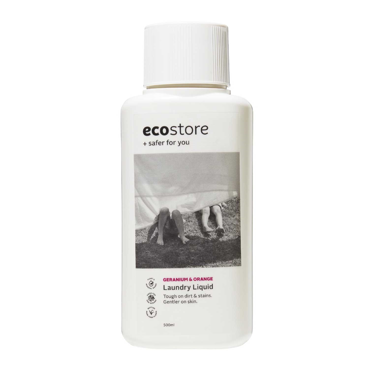 【ecostore】ランドリーリキッド＜ゼラニウム＆オレンジ＞500ｍL