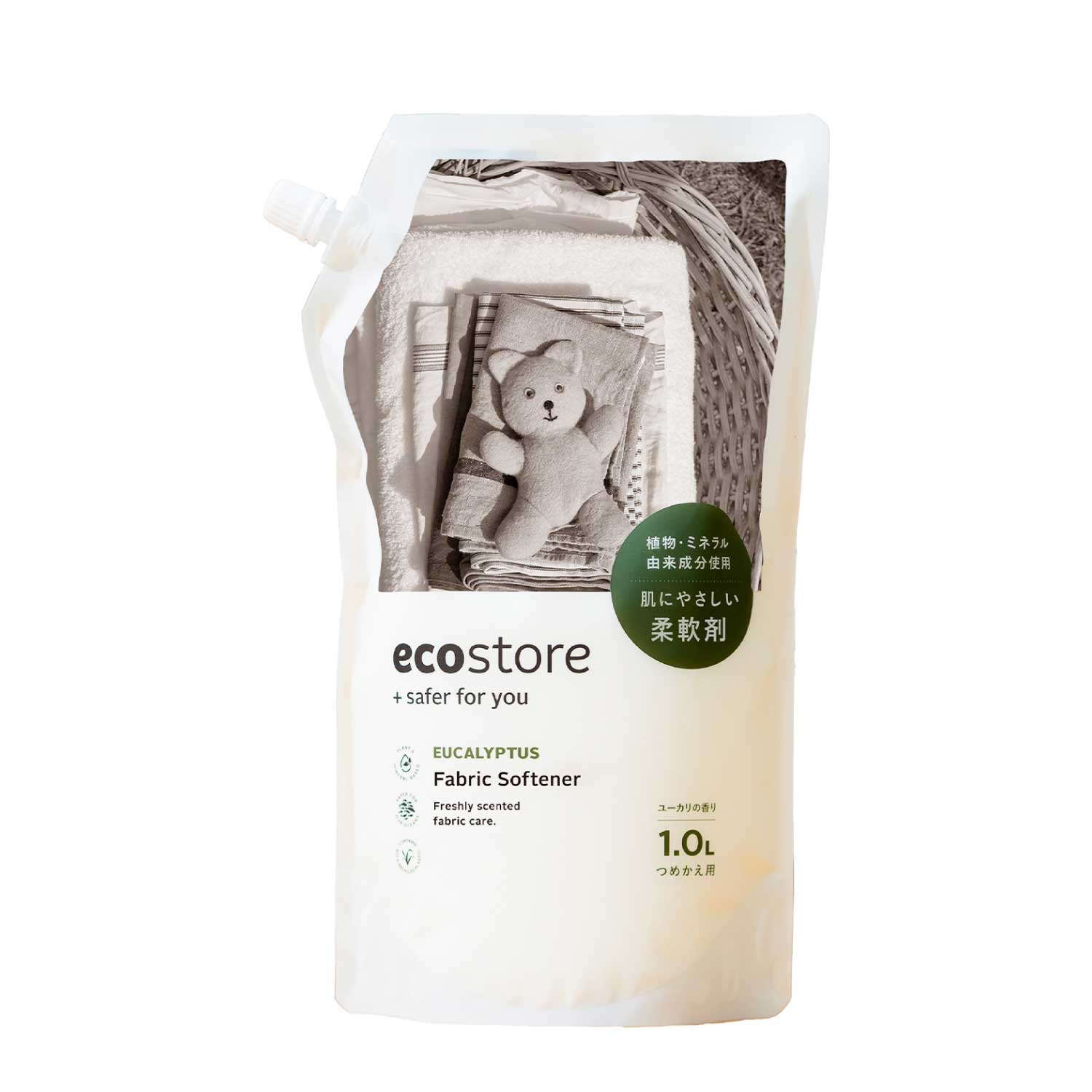 【ecostore】ファブリックソフナー＜ユーカリ＞リフィルパック1L