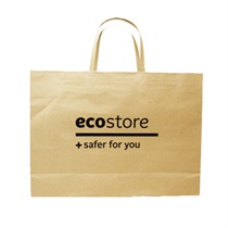 【ecostore】ショッピングバッグ L ＜縦30cm×横42cm×マチ11cm＞