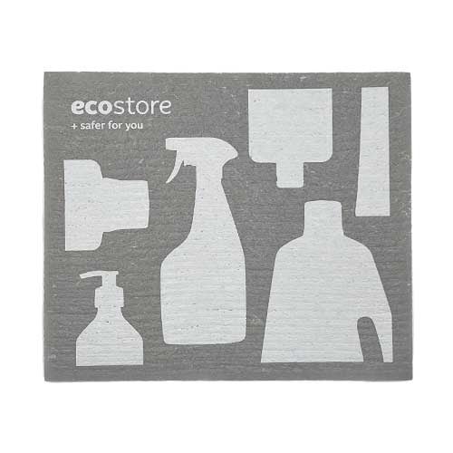 【ecostore】スポンジワイプ ＜グレー＞