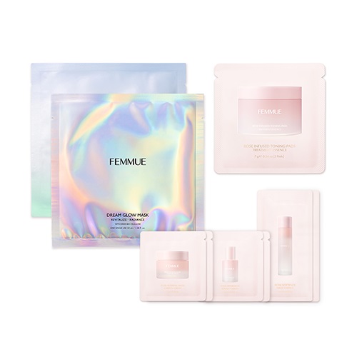 【FEMMUE】マスク＆トライアルキット ローズ