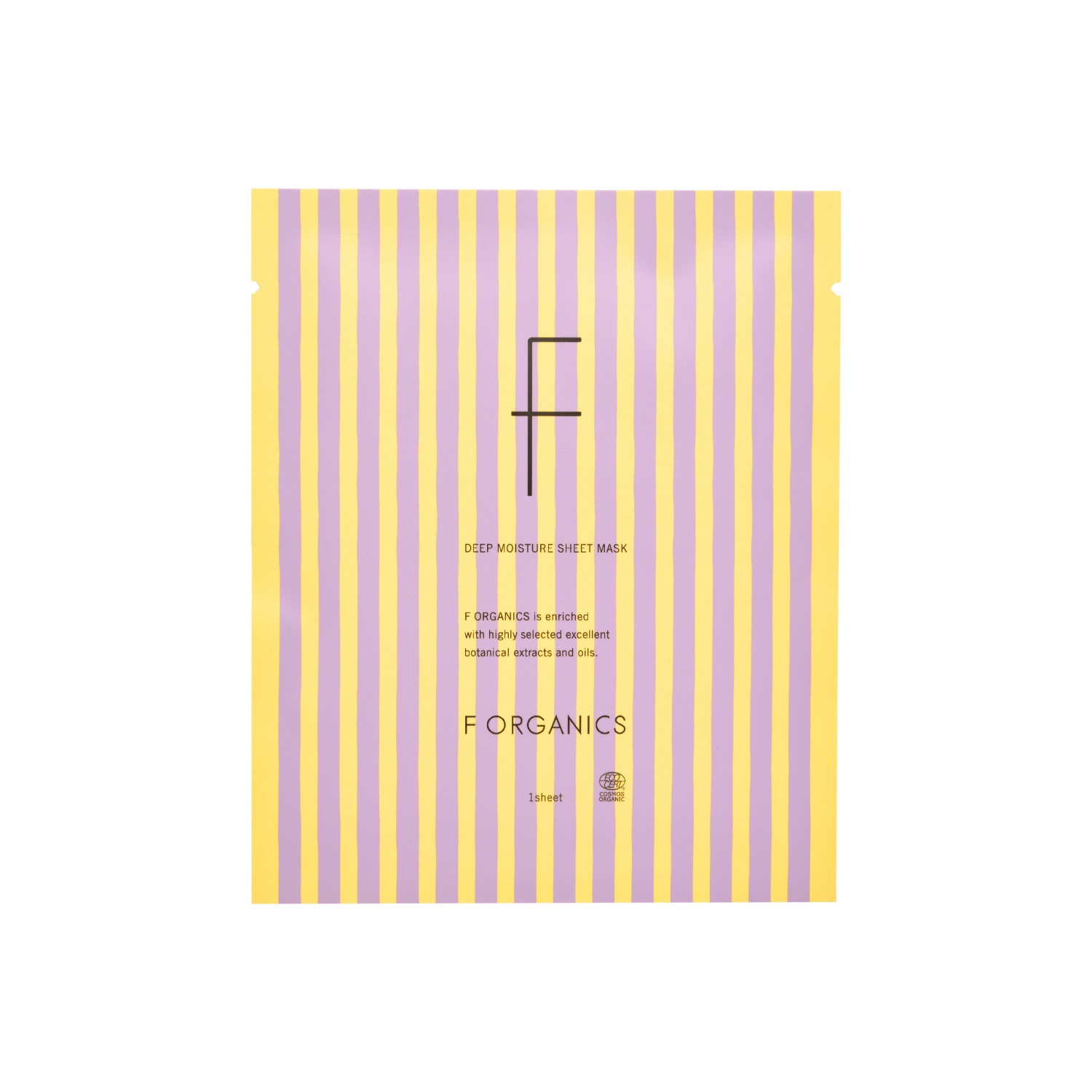 《予約開始》9月3日(木)10時～【F ORGANICS】ディープモイスチャー シートマスク Ea　レイユールドヴォヤージュの香り