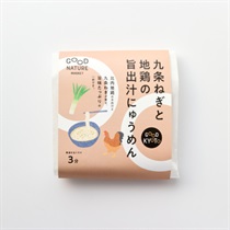 【グッドネイチャーマーケット】九条ねぎと地鶏の旨出汁にゅうめん
