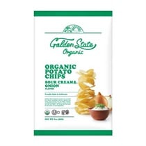 【Golden State Organic】オーガニックポテトチップス　サワークリームオニオン