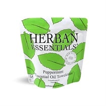 【HERBAN ESSENTIALS】アロマタオル ミニ ＜ぺパーミント＞