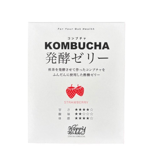 【HappyHakko】KOMBUCHA 発酵ゼリー ストロベリー